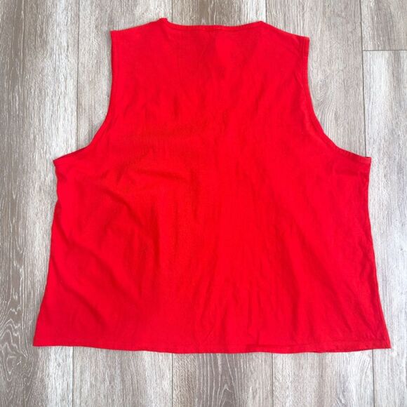 NWT J. Crew Floral Embroidered Yoke Cotton Tee Plus Size 3X Style AO920 - Picture 4 of 8